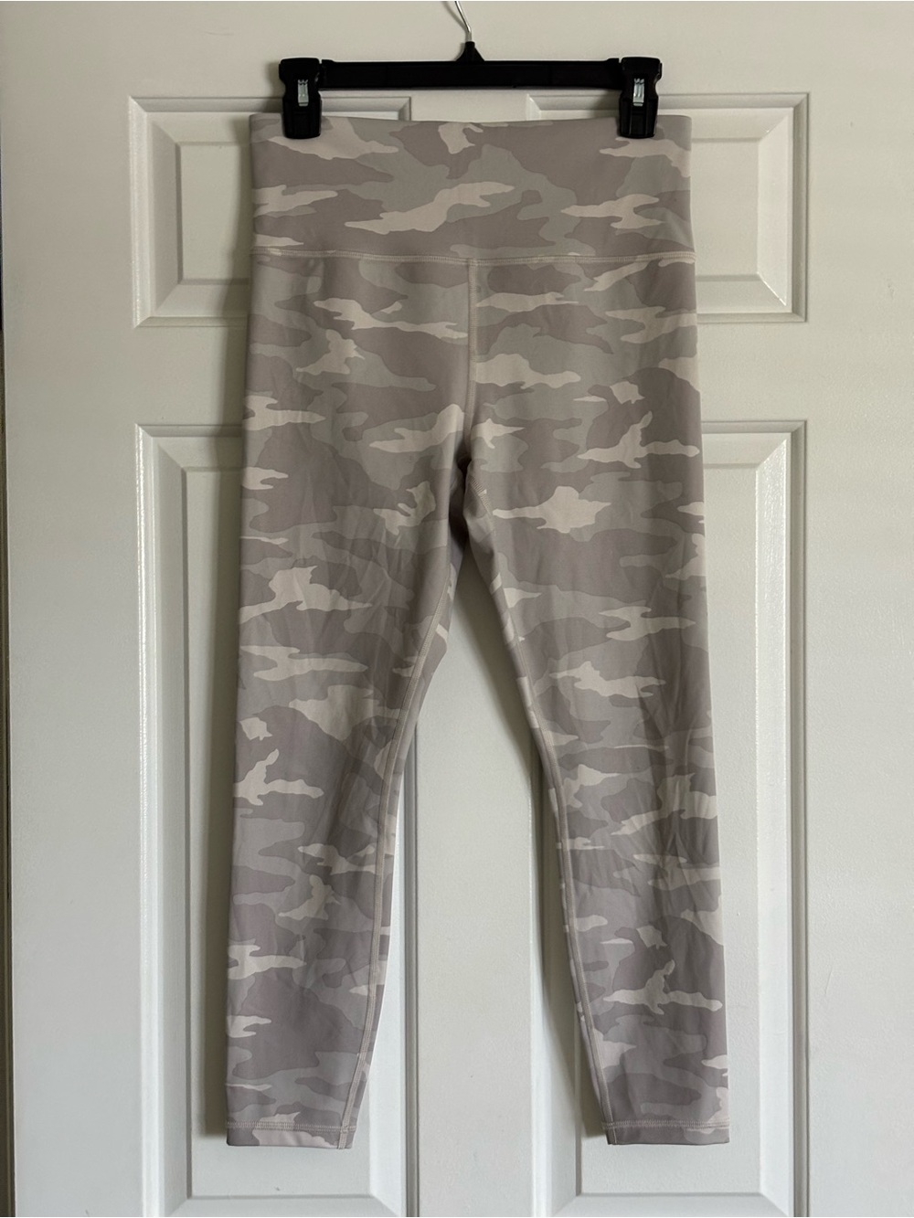 Athleta Womens Taupe Camo High-Waist Leggings